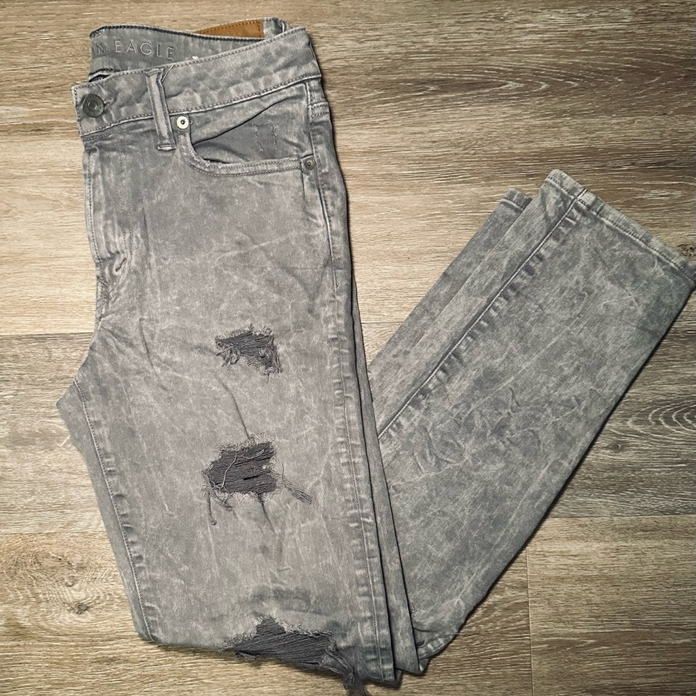 Guy’s American Eagle Outfitters Men's Slim Gray Jeans